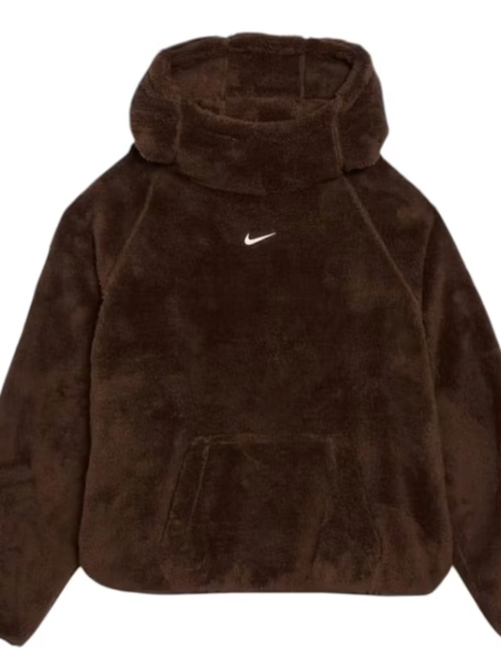 Nike x nocta nBrown Sherpa Hoodie with Swoosh